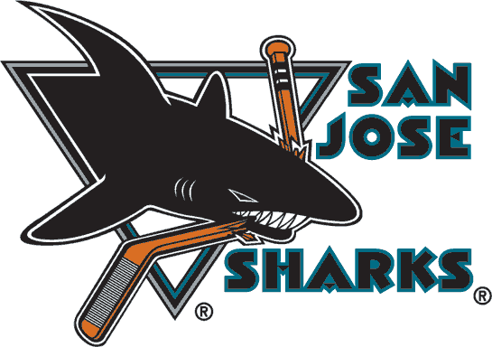 San Jose Sharks 1991 92-2006 07 Wordmark Logo vinyl decal